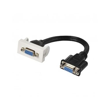 Plastron VGA - 45 x 22.5 mm - Raccord Femelle - 5 cm - Erard 722833