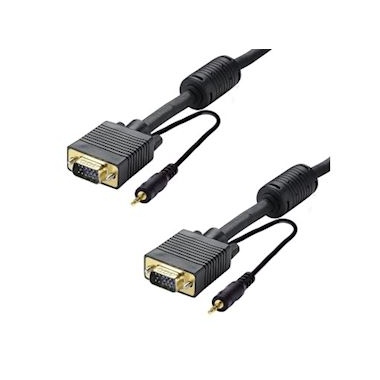 Cable VGA (HD 15) + Jack 3.5 mm - Filtr� - Perform - 15 M�tres - Erard 7535