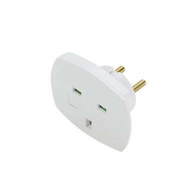 Adaptateur de voyage - Grande Bretagne femelle / France male - Erard 8747
