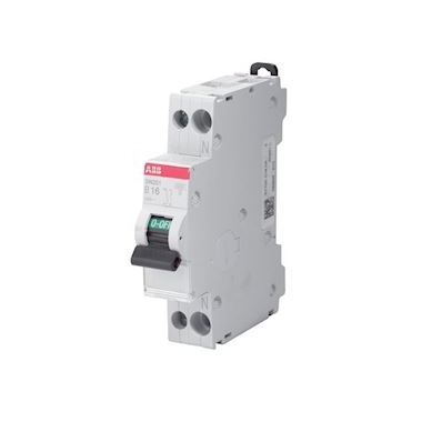 Disjoncteur ABB - Phase Neutre - 2A - 6 kA - Courbe C - Borne � Vis - ABB 2CSS255102R0024