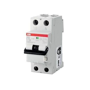 Disjonteur diff�rentiel - ABB DS201 - Phase Neutre - 10A - Courbe C - 6kA - 300 mA - Type AC - ABB 2CSR255041R3104