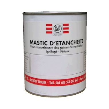 Mastic acrylique - Pot de 1 kg - Pour montage int�rieur - Unelvent 863180