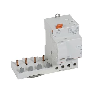 Bloc diff�rentiel - Legrand DX3 - 4P - 63A - Type AC - 30 mA - TGA - Legrand 410506