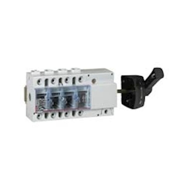 Interrupteur - sectionneur Vistop - 4 P�les - 100A - Commande lat�rale - Noire - Legrand 022527
