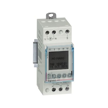Interrupteur horaire digital - 1 sortie 16A - Legrand 412654