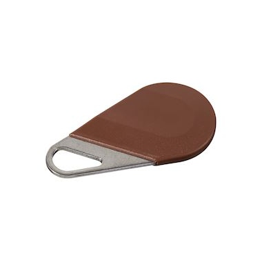 Badge de proximit� - Syst�me Hexact - Type porte cl� - Marron - Aiphone HECV2M