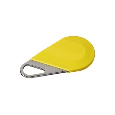 Badge de proximit� - Syst�me Hexact - Type porte cl� - Jaune - Aiphone HECV2J