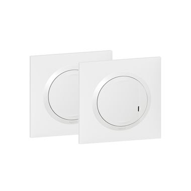 Pack cr�er 1 Va et vient - Legrand Dooxie - Blanc - Legrand 600692