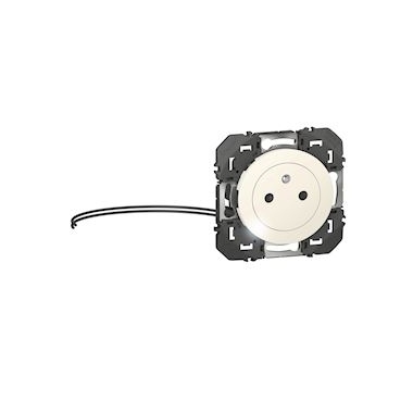 Prise de courant - 2P+T - A voyant - Blanc - Legrand Dooxie 600320