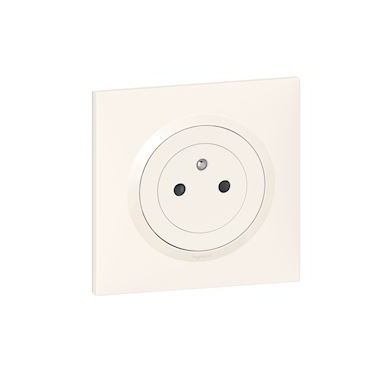 Prise de courant - 2P+T - Surface - ONE - Blanc - Legrand Dooxie 600735