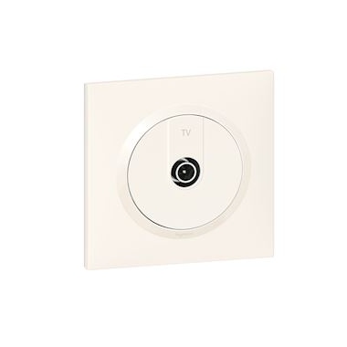 Prise TV - M�le - �toile - Blind�e - ONE - Blanc - Legrand Dooxie 600751