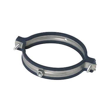 Collier universel galvanis� - Avec caoutchouc isolant - Diam�tre 100 mm - Aldes 11091061