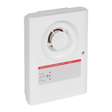 Tableau d'alarme incendie - Type 4 - 1 Boucle - Legrand 140561