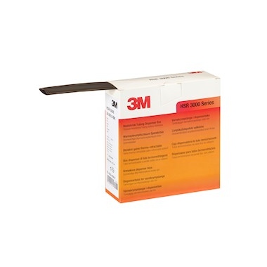 Gaine Thermor�tractable - En rouleau de 7 m�tres - 9/3 mm - Noir - 3M 85833