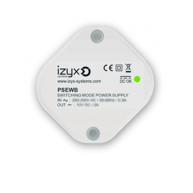 Alimentation - Miniature - 230V AC vers 24V DC - 1A - Bornes � vis - Izyx PSEWB2401