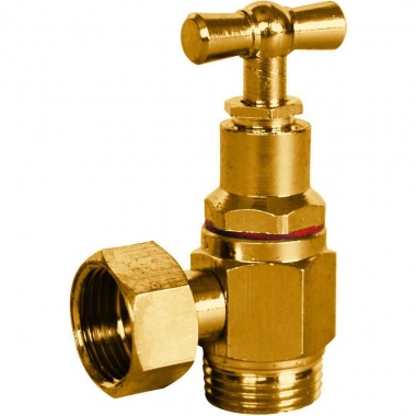 Robinet arr�t - Pour WC - Equerre - Diam�tre 12 x 17 - Laiton - Altech 4071049