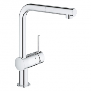 Mitigeur �vier - MINTA - Bec orientable - Mousseur extractible - Chrom� - Grohe 32168000