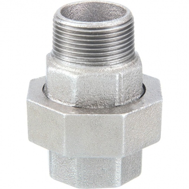Manchon union � joint conique - M�le / Femelle - Fonte mall�able galvanis�e - 40 x 49 - Sferaco 341040G