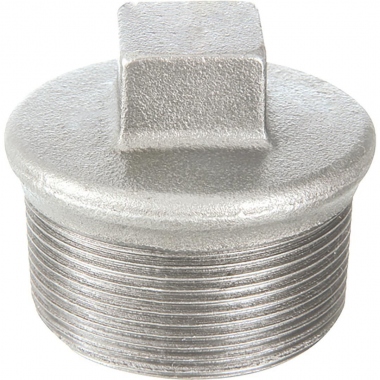 Bouchon m�le - Fonte mall�able galvanis�e - Avec bourrelet - 40 x 49 - Sferaco 290040G