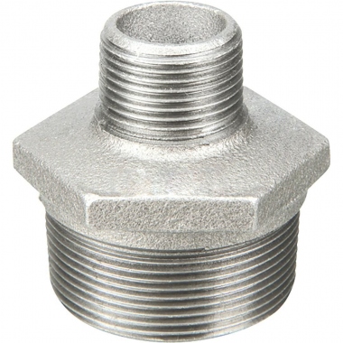 Mamelon - R�duit - M�le / M�le - Fonte mall�able galvanis�e - 15 x 12 - Sferaco 245015012G