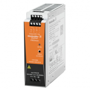 Alimentation � d�coupage - PRO MAX - 12 Volts - 120 Watts - 10A - Weidmuller 1478230000