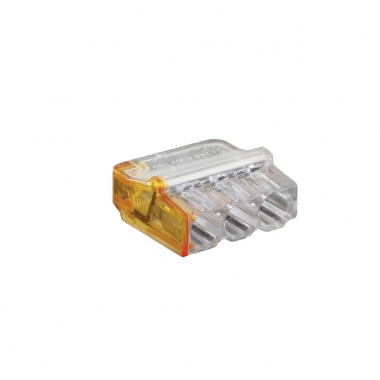Connecteurs automatiques - Mini Connex - 3 entr�es - Orange - Boite de 150 - BLM Distribution 460130