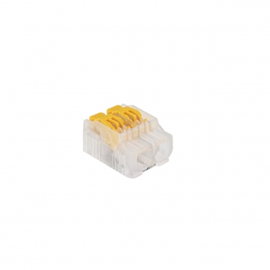 Borne de connexion - A leviers - Easy connex - 2 entr�es - Jaune - BLM Distribution 475120