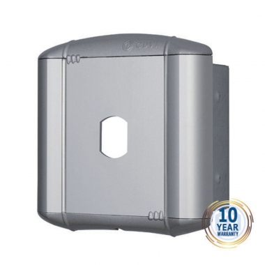 Bo�tier alu encastr� - Pour T25 ou t�te vigik - 25 mm - CDVI BECAN