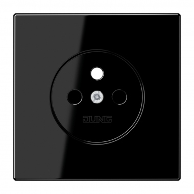 Enjoliveur - Pour prise Franco / Belge - LS - Noir - Jung LS1521FKISWPL-1