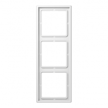 Cadre - 3 Postes - LS - Blanc - Jung LS983WW