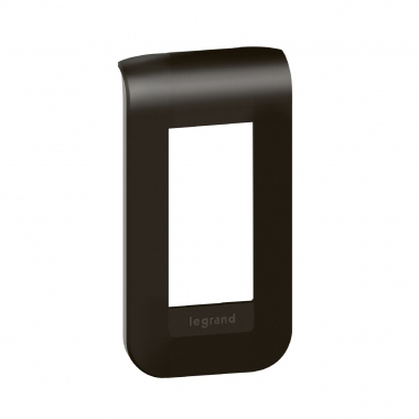 Enjoliveur - 1 Module - Noir mat - Legrand Mosaic 079041L