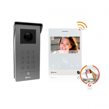Kit vid�o - Couleur - SOUL ACCESS - 2 fils - WIFI - 1 appel - Bitron GS5113/ART4WH