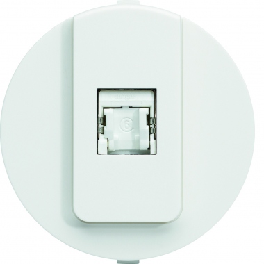 Prise RJ45 - Cat�gorie 6 - FTP - GR2 - Associable - HAGER Ateha WJA223B