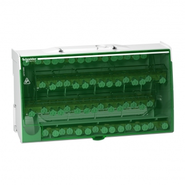 R�partiteur �tag� - 4 P�les - 125A - 4 x 15 Trous - Schneider Electric LGY412560
