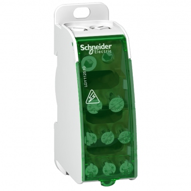 R�partiteur �tag� - 1 P�le - 125A - 10 Trous - Schneider Electric LGY112510