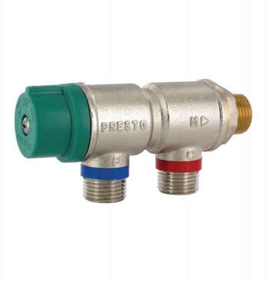 R�gulateur thermostatique de s�curit� - Entr�e parall�le 20 x 27 - Presto 29007