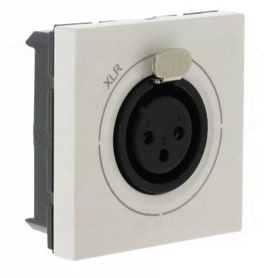 Prise audio XLR 3 poles femelle Legrand Mosaic