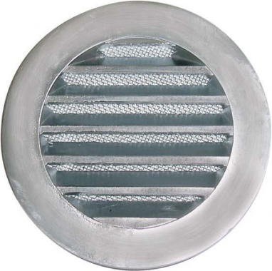 Grille ronde aluminium diamtre 155mm