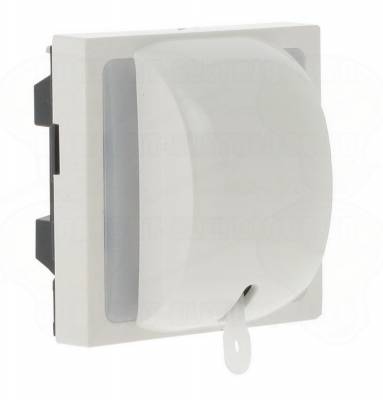Va et vient 2 modules � tirage Legrand Mosaic blanc