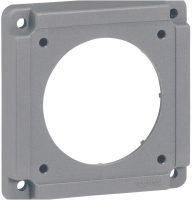 Plaque d'adaptation pour prise 2P+T 16 Amp�res - Legrand 52118