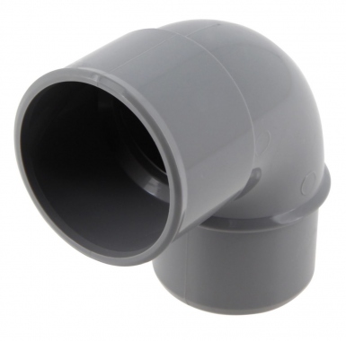 Coude PVC - M�le / Femelle - 87�30 - Diam�tre 40 mm - Nicoll UCH8