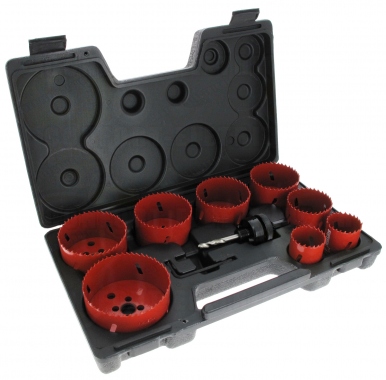 Coffret de 8 scies cloches HSS Bi-m�tal