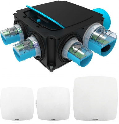 Kit VMC - Hygrogenius Flex - Simple flux - Hygror�glable - Atlantic 412284