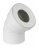 Pipe coud�e pour WC - Courte - Diam�tre 100 mm - Femelle - Nicoll CW433F