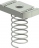 Ecrous � ressorts - 41 RL - M8 - EZ - Boite de 100 - Cablofil 801911