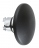 T�te arr�t d'urgence - Coup de poing - D60 - H�misph�rique - Noir - Schneider ZB4BR216