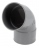 Coude PVC - Femelle / Femelle - 67�30 - Diam�tre 100 mm - Nicoll UCT66