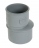 R�duction PVC - M�le / Femelle - Ext�rieure - Excentr�e - Diam�tre 50/40 mm - Nicoll UIJ1