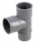 Culotte PVC - M�le / Femelle - 87�30 - Diam�tre 40 mm - Nicoll UBH18