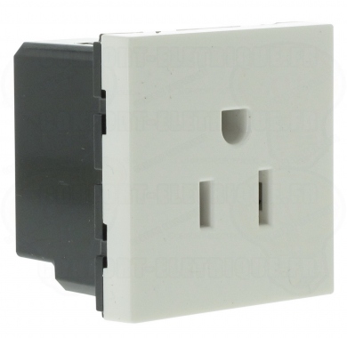 Prise standard US 2P+T, 15A Legrand Mosaic